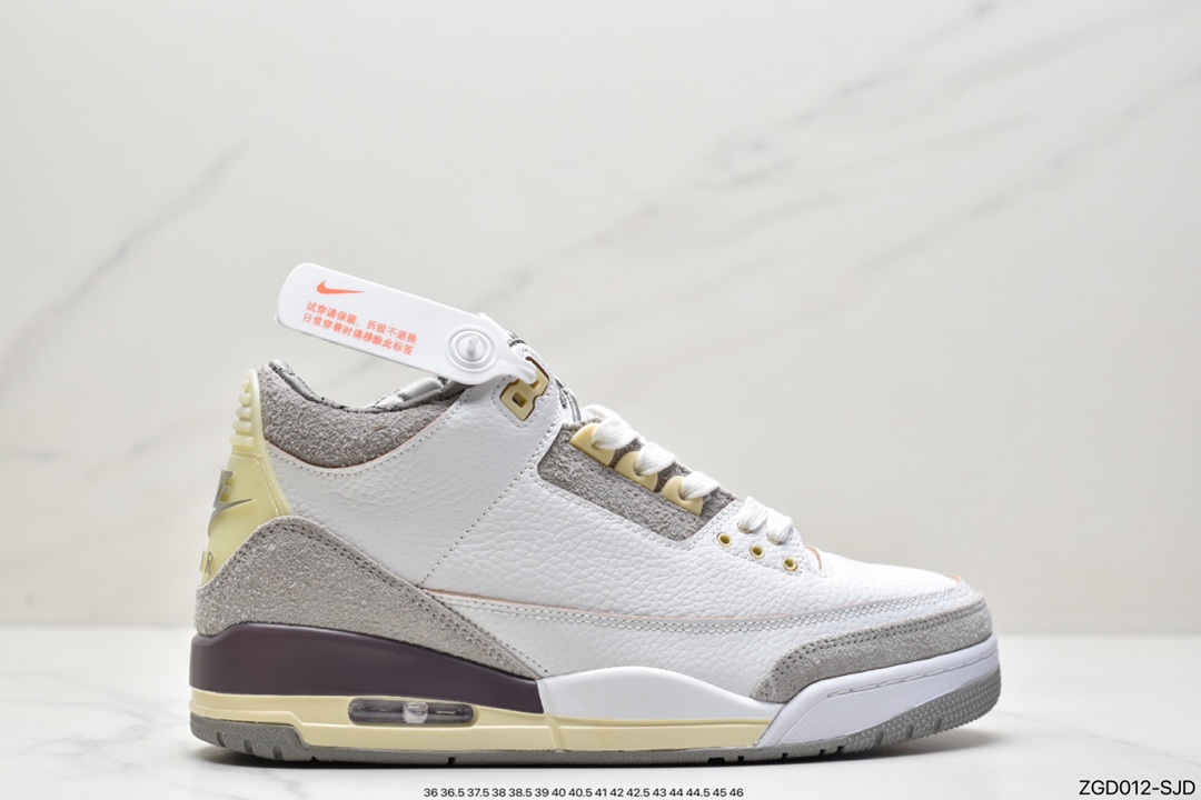 290 Fragment Design x Air Jordan AJ3 藤原浩闪电联名 DA3595-100