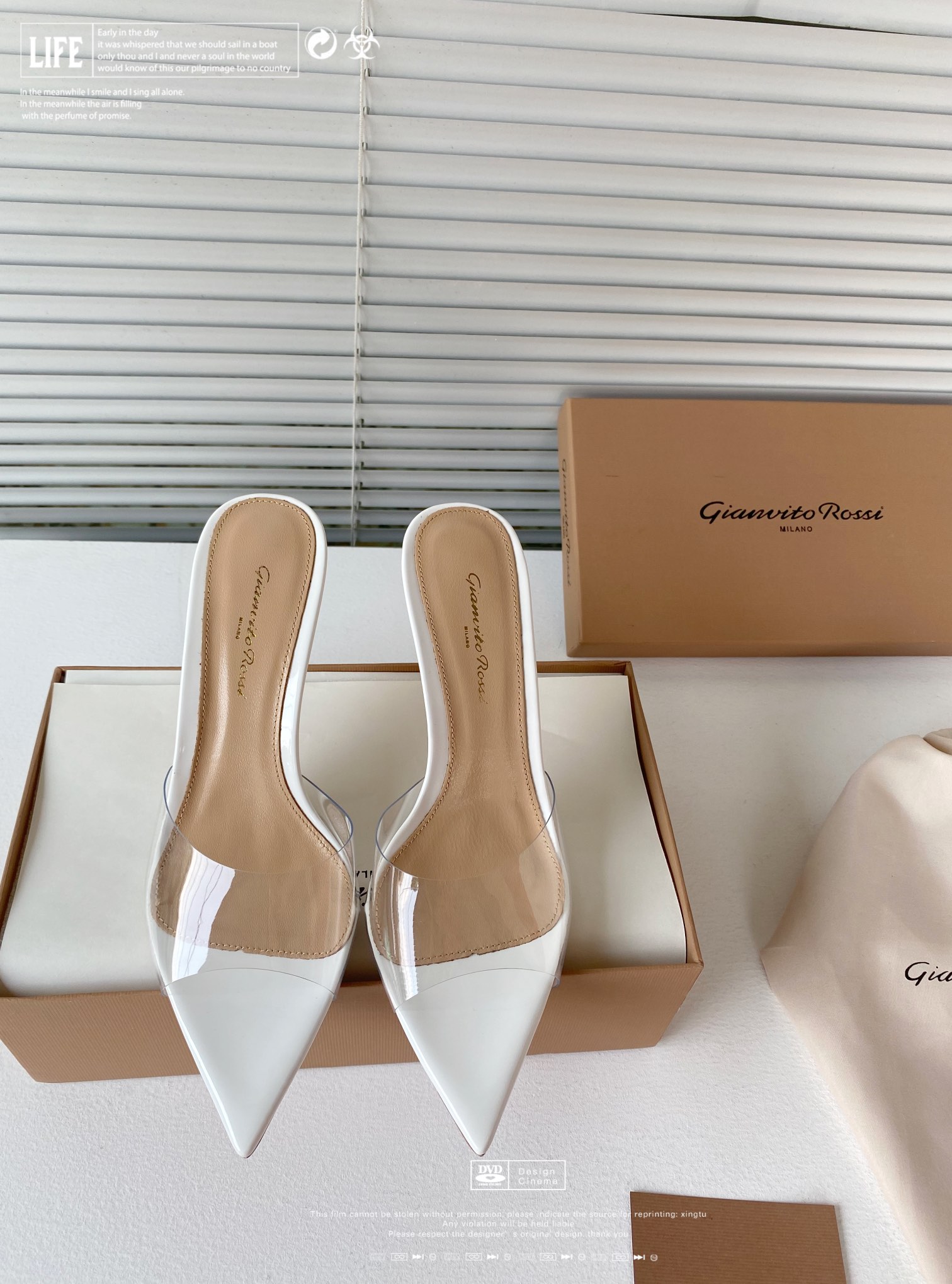 Gianvito Rossi Eiko Stiletto low-heel mules sandals suede + mesh + Czech crystals 10.5cm/8cm