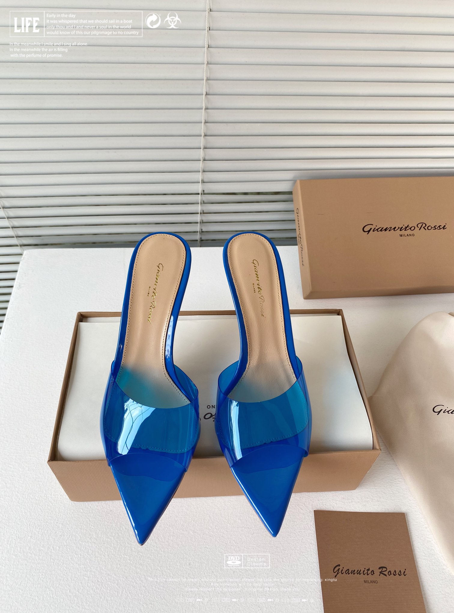 Gianvito Rossi Eiko Stiletto kitten heel mules sandals suede + mesh + Czech crystals 10.5cm/8cm