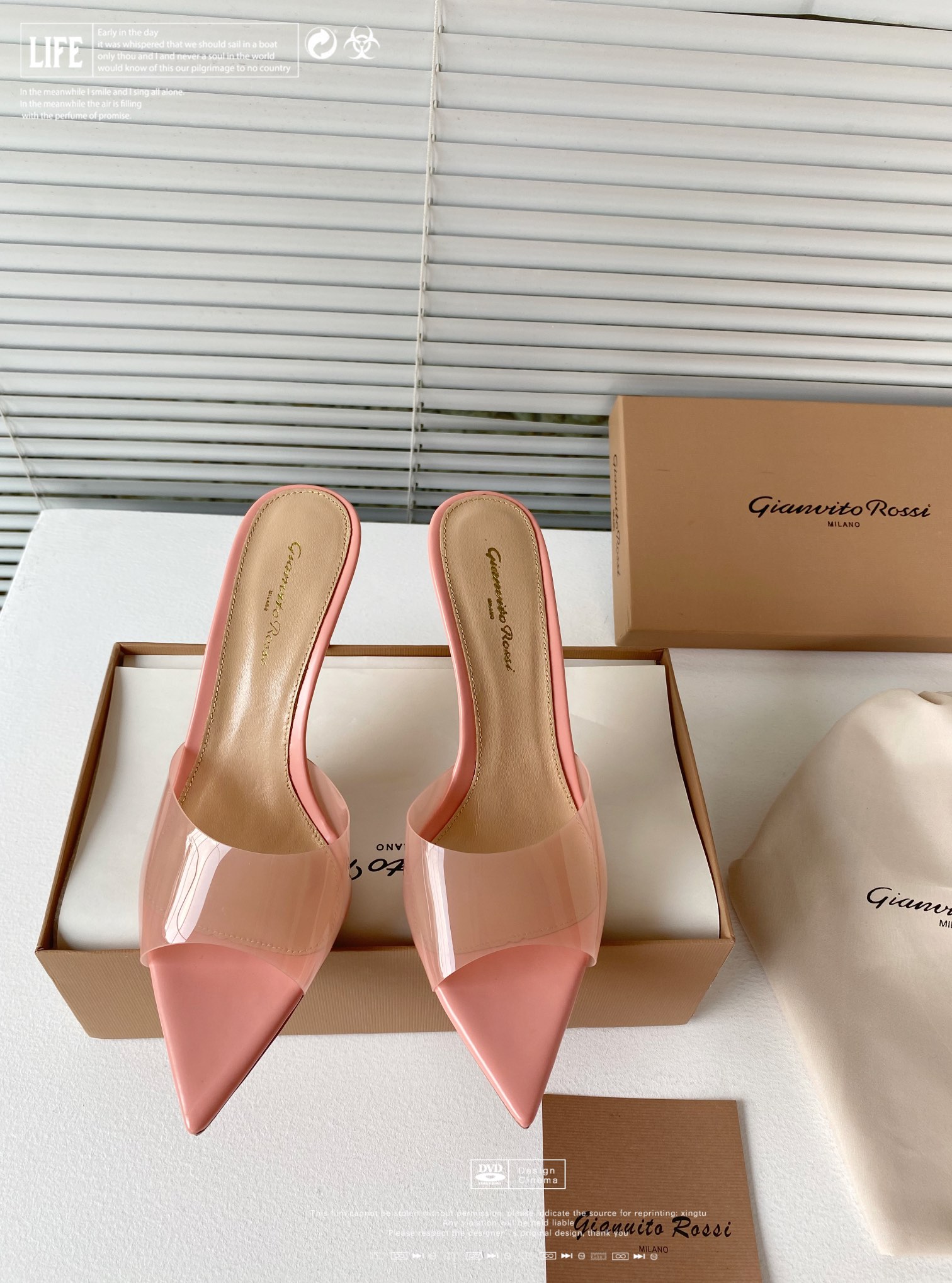 Gianvito Rossi Eiko Stiletto Low Heel Mules Sandals Goat Suede + Mesh + Czech Diamonds 10.5cm/8cm
