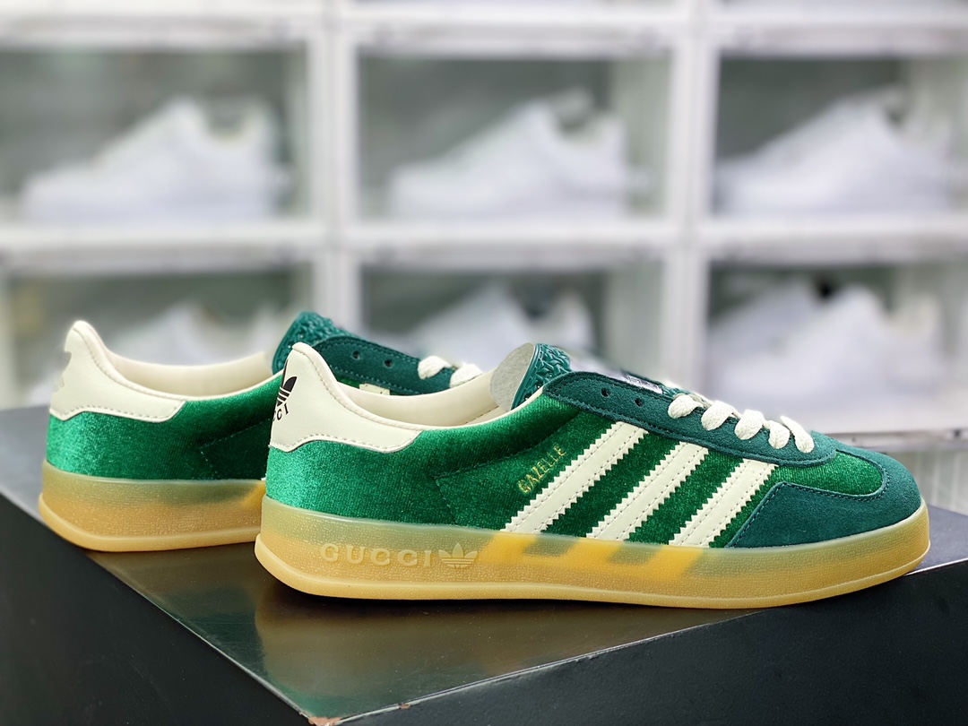 [Adidas Originals Series]Gucci x German sports brand Adidas Originals Gazelle