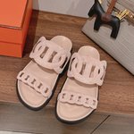 Fashion
 Hermes Shoes Slippers Chamois TPU Spring/Summer Collection Fashion Chains