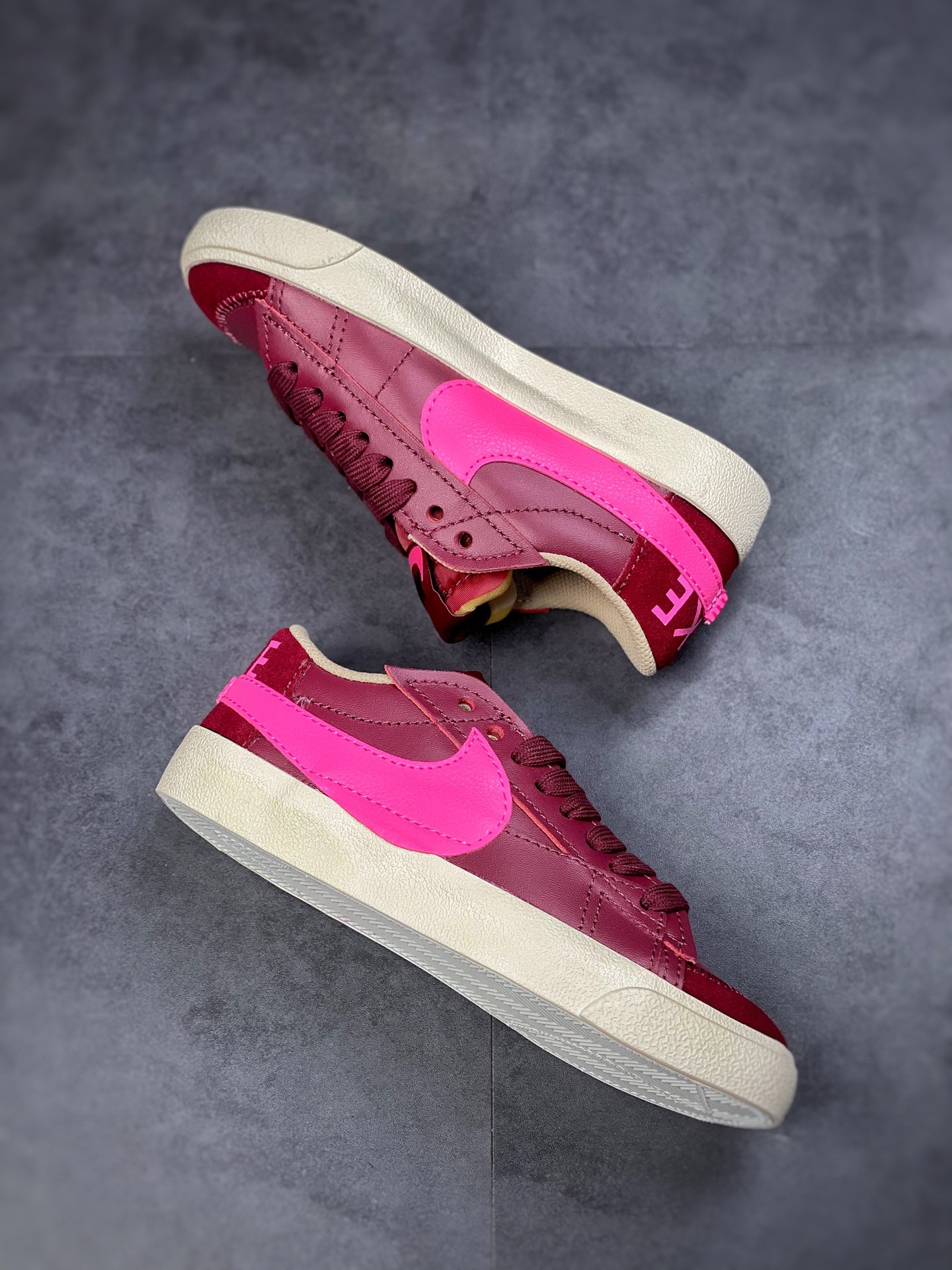 150 Nike Blazer Low'77 Jumbo 紫粉 经典百搭低帮开拓者休闲运动板鞋 DQ1470-600