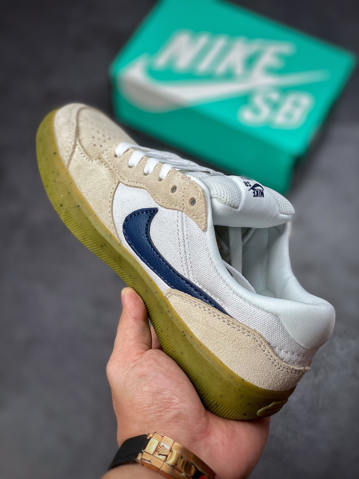 160 Nike SB Forcce 58 灰白蓝 复古休闲男女板鞋 CZ2959-100