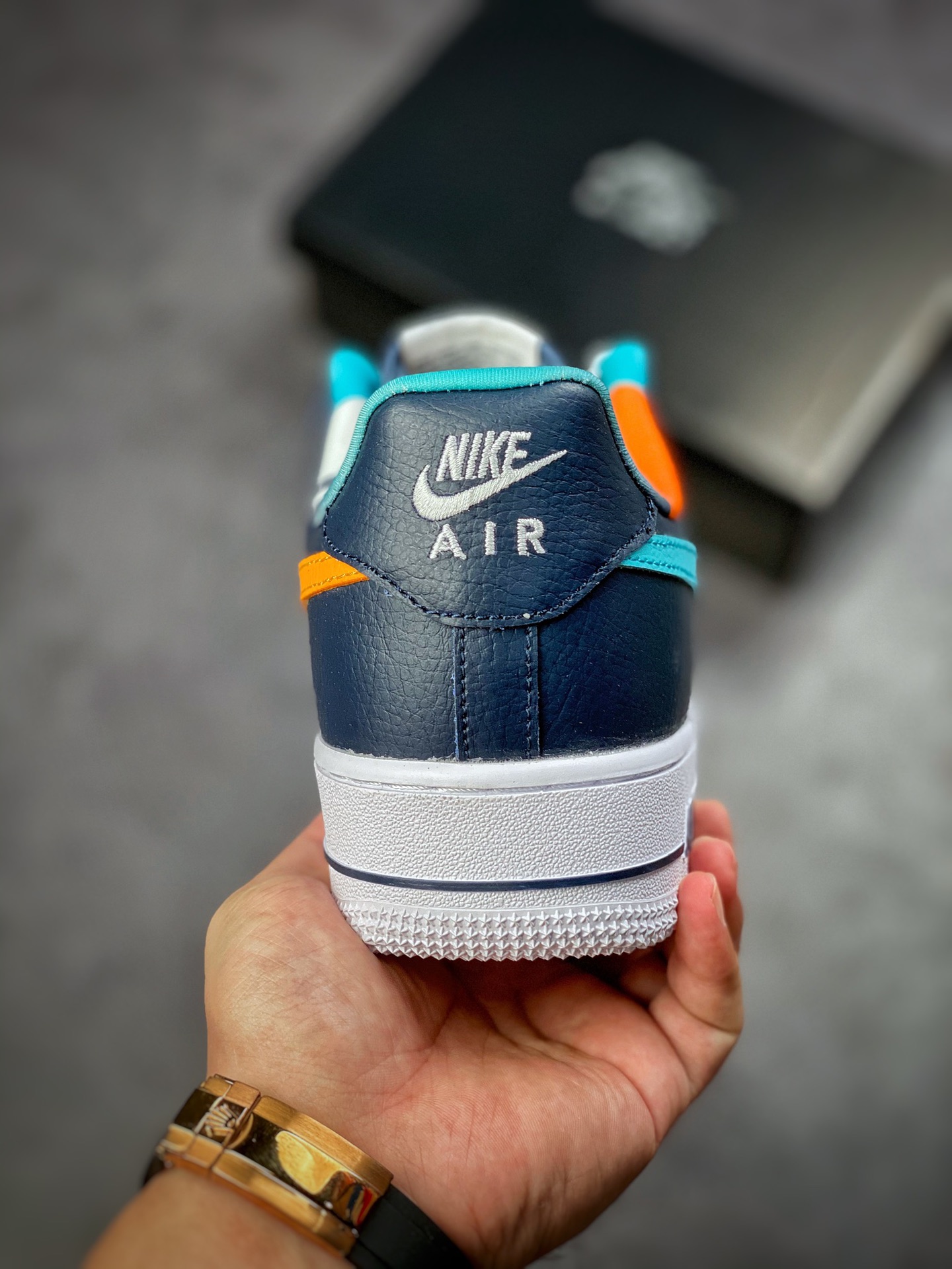 160 Nike Air Force 1 Low 07 白蓝橙 DM0109-400