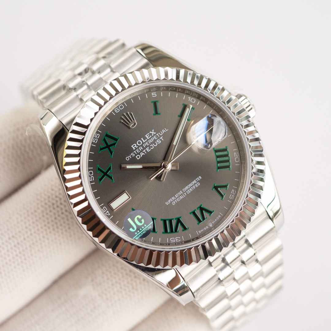[ROLEX Watches]Anti-reflection convex magnifying calendar window 3[Case]316L