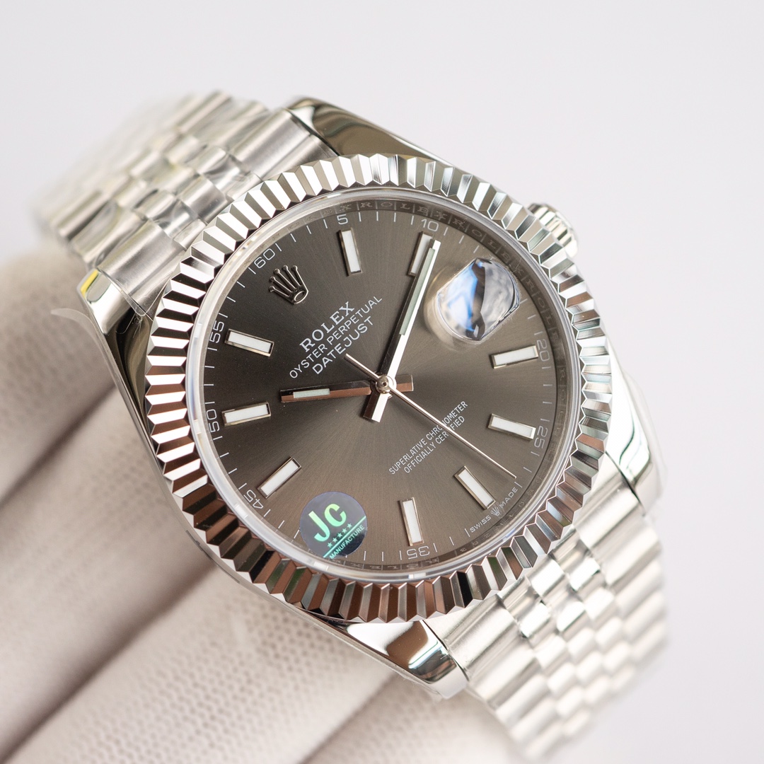 [ROLEX Watches]1[size] Diameter 41mm 2[Mirror] Anti-scratch blue crystal glas