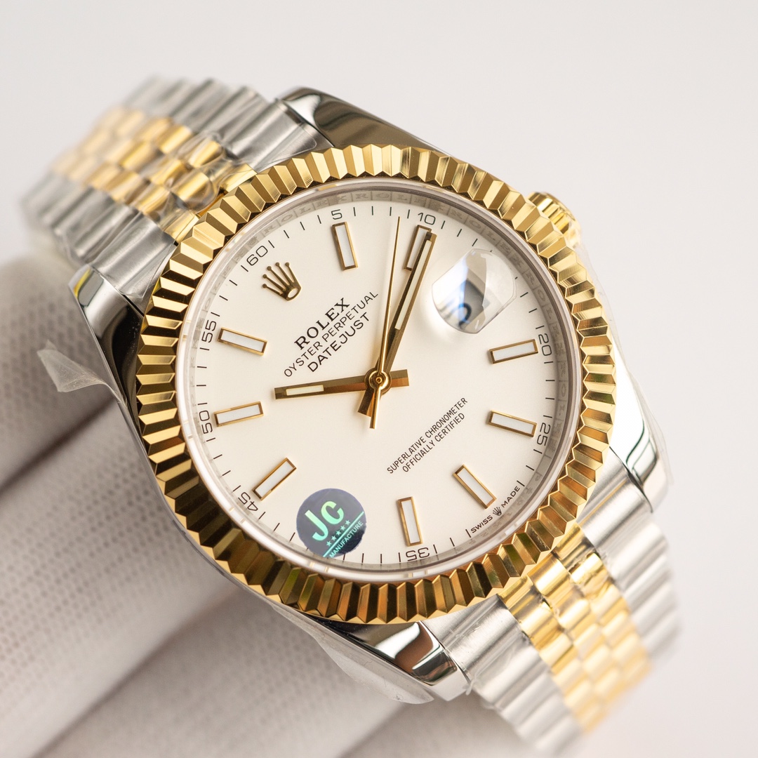 [ROLEX Watches]Anti-reflection convex magnifying calendar window 3[Case]316L