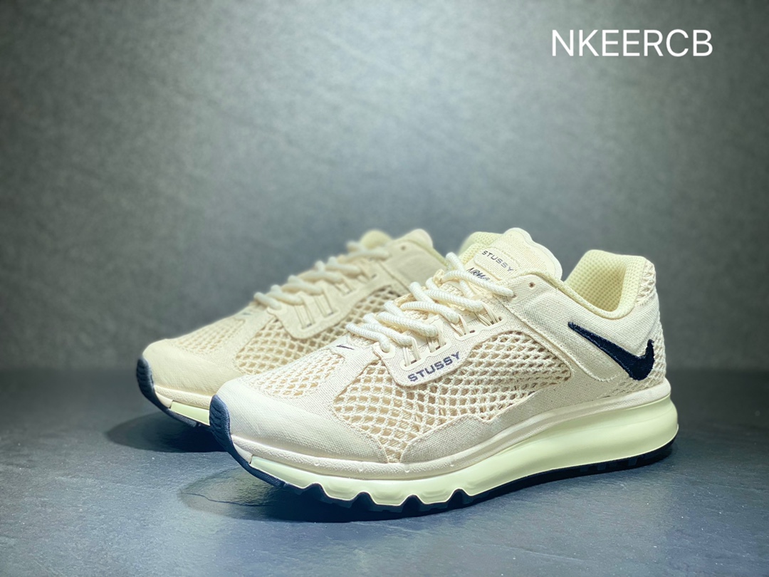 350 Stussy x Air Max 2015”Fossil”2015大气垫系列低帮全掌大气垫DM6447-200