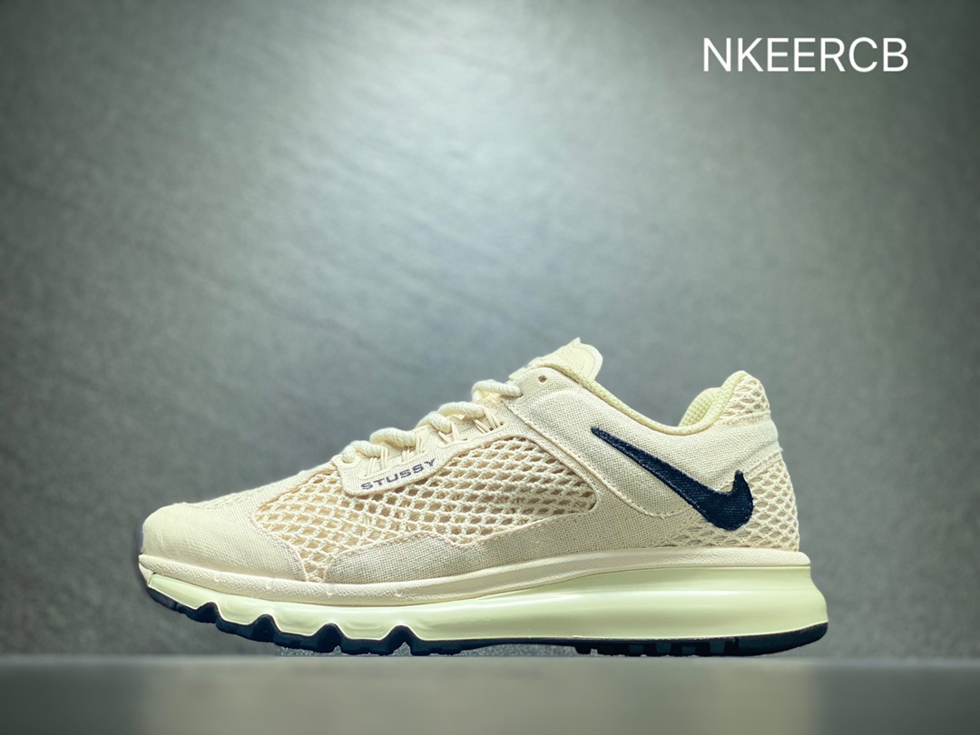 350 Stussy x Air Max 2015”Fossil”2015大气垫系列低帮全掌大气垫DM6447-200
