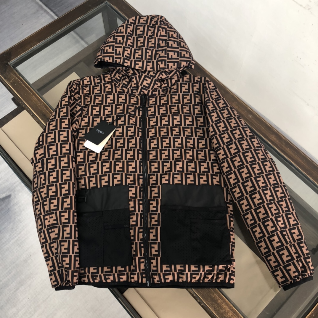 Fendi Clothing Down Jacket Best Quality Fake
 Printing Winter Collection Fashion