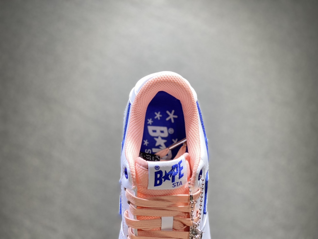 260 Bape Sta猿人头空军系列 粉白