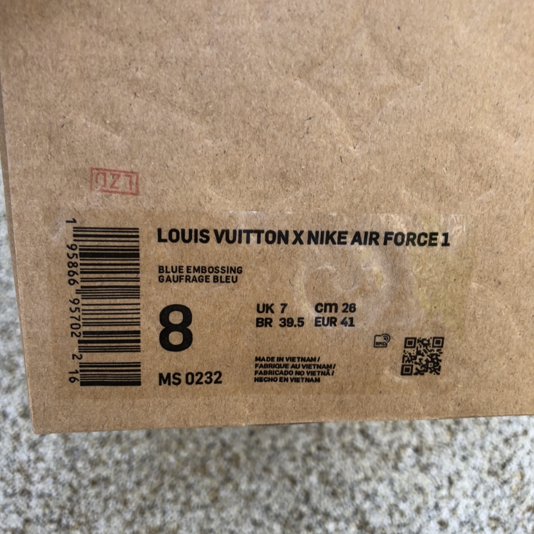 380 Louis Vuitton LV x Nike Air Force 1 x off-white 联名AF1 空军一号联名LV MS0232