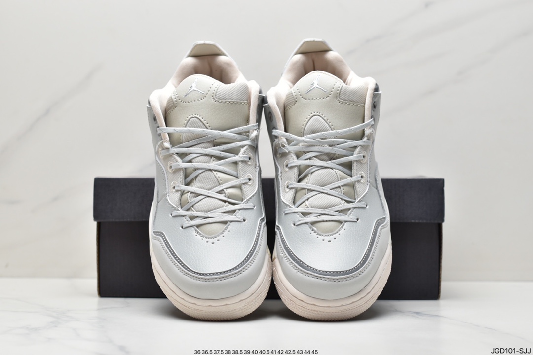 180 采用头层皮革及轻质牛巴皮革材质简约装扮Air Jordan Courtside 23 黑白红 AJ23 乔丹23代 DZ2791-101
