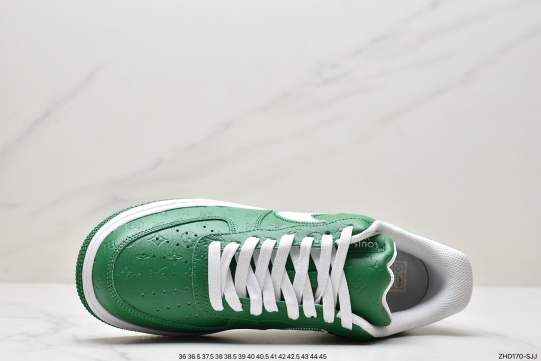 300 超奢联名 路易威登 LV×Nike Air Force 1 Low 07 空军一号LV3369-100