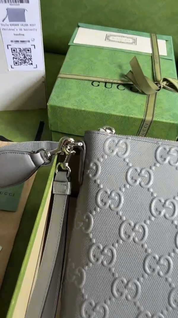 website to buy replica Gucci Clutches & Pouch Bags Crossbody & Shoulder Bags Grey