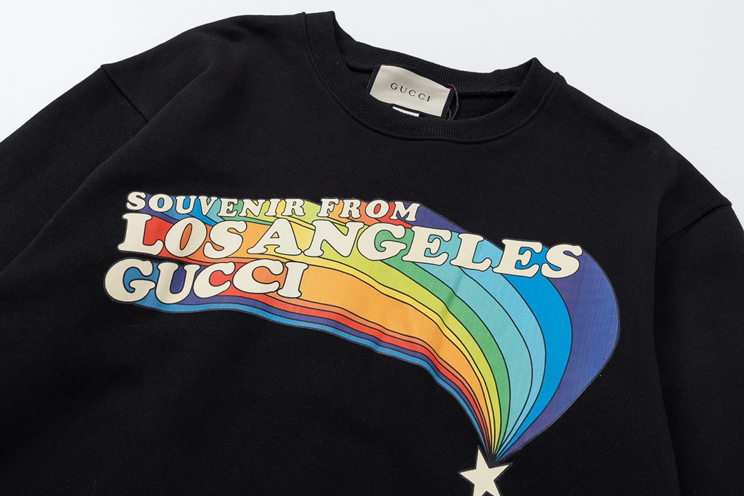 High-Quality Limited-Volume David’s Rainbow Souvenir Jacket for Men and Women - 图片 4