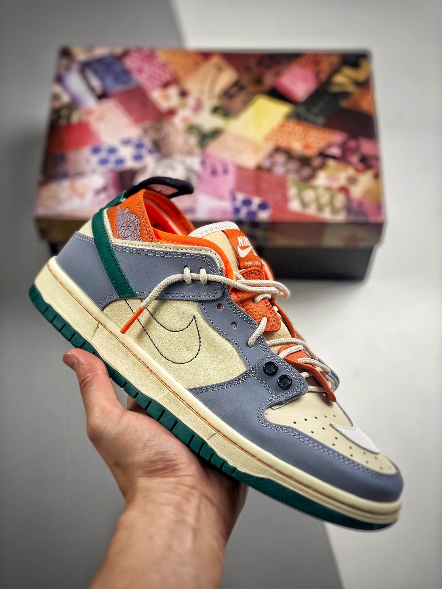 -3 NK Dunk SB Desfile de moda de París En colaboración con el fundador de EJDER, el concepto de diseño se centra en nar…
