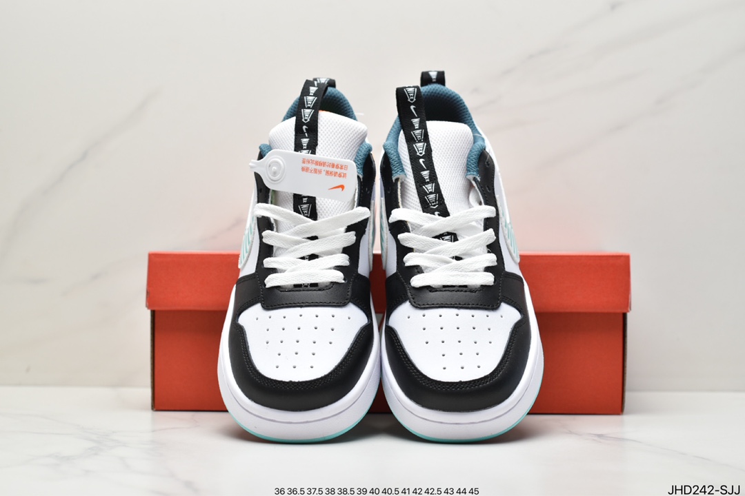 Korean original single chip version Nike Court Borough Low 2 FP (GS) exclusive full head layer version DX5767-111