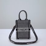 Dior Mini Bags Tote Bags Embroidery Summer Collection Mini