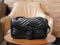 Good Quality Replica
 Gucci Marmont Handbags Crossbody & Shoulder Bags Black Mini