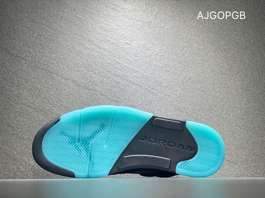 500 Air Jordan 5 Aqua AJ5 黑黄兰 篮球鞋 DD0587-047