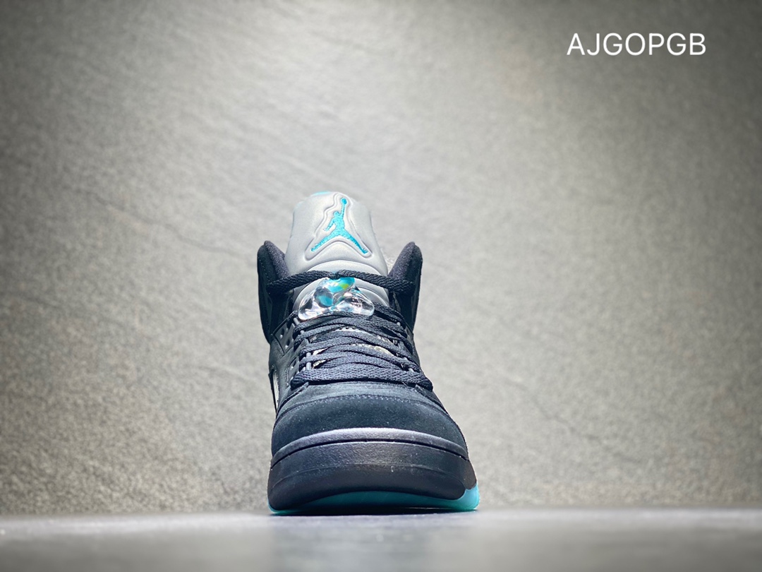 500 Air Jordan 5 Aqua AJ5 黑黄兰 篮球鞋 DD0587-047