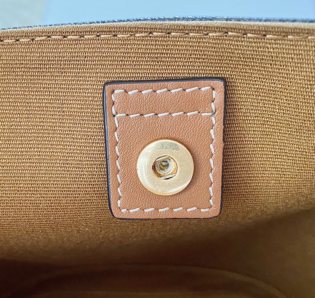 CELINE赛琳CUIR TRIOMPHE小号标志印花牛皮水桶包198243