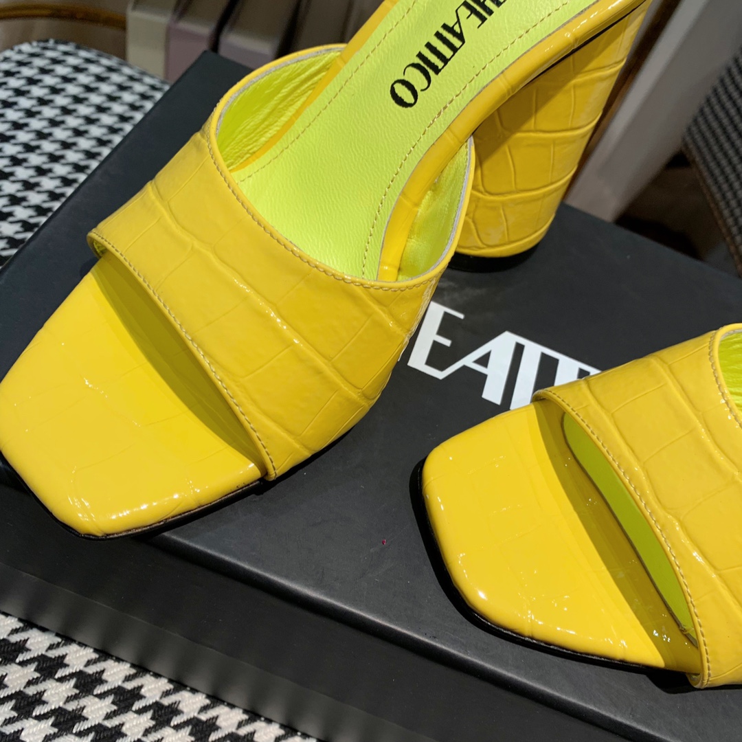 Italian Import: Bold Triangular Sandals with High Heels and Unique Designs - 图片 7