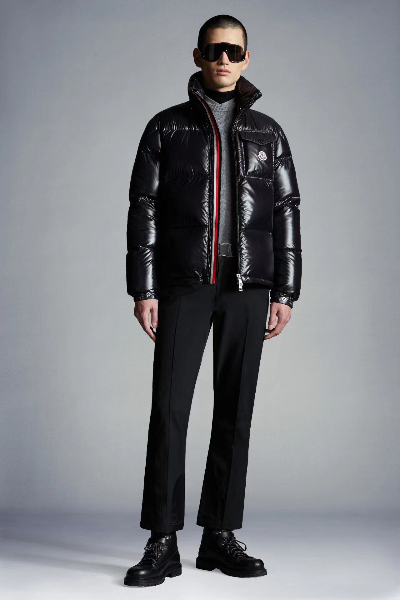 Moncler Ropa Abrigos y chaquetas Chaqueta de plumón Negro Universal para hombres y mujeres Hombres Nylon Fashion