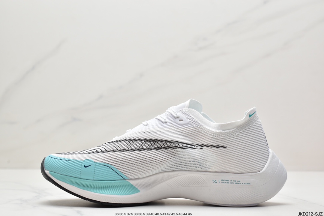 Nike ZoomX Vaporfly NEXT% 2”Teal Blue”破2系列马拉松慢跑鞋CU4123-300