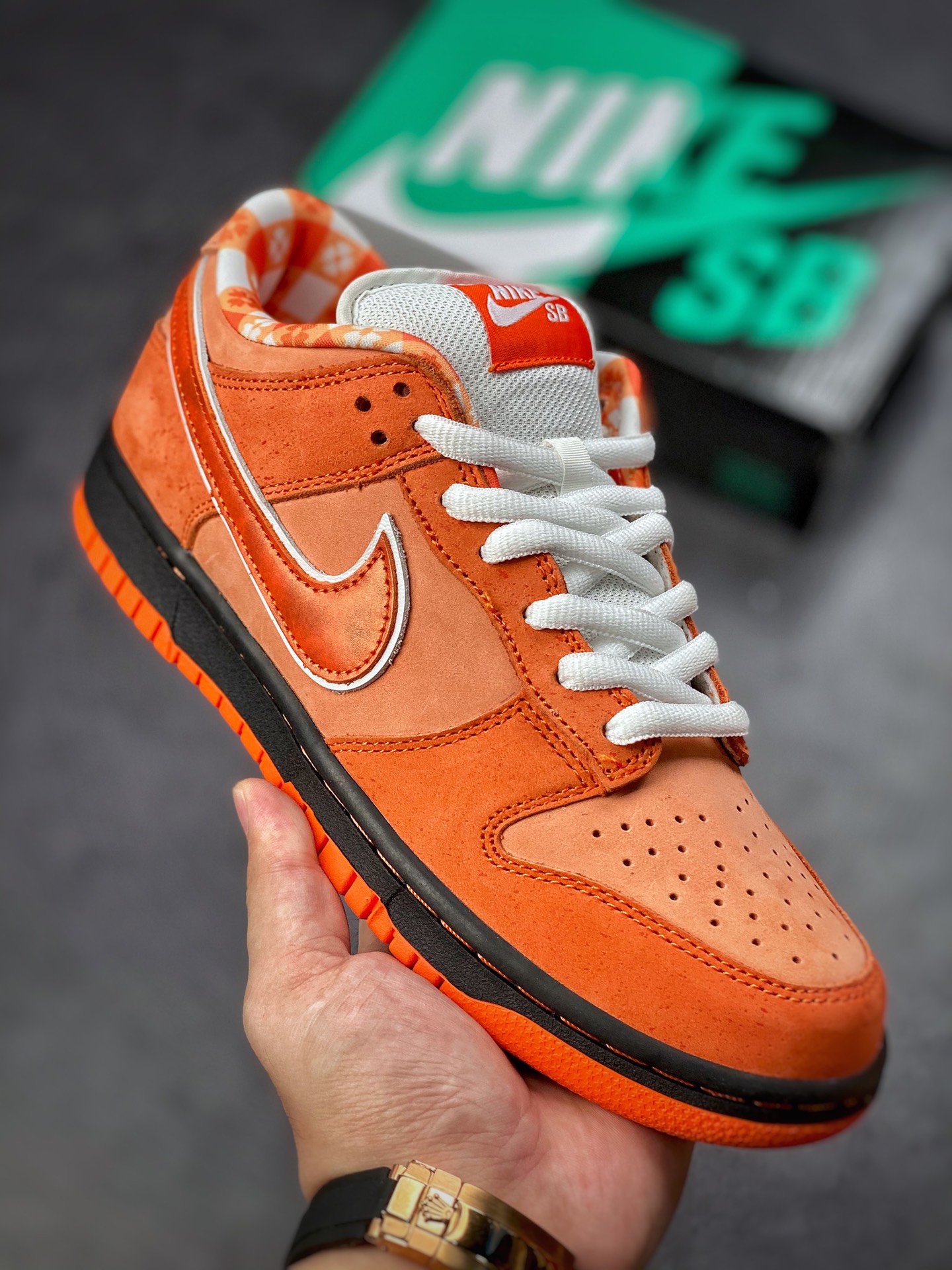 400 Concepts x Nike SB Dunk Low ”Orange Lobster” 橙龙虾 SB低帮运动休闲板鞋FD8776-800