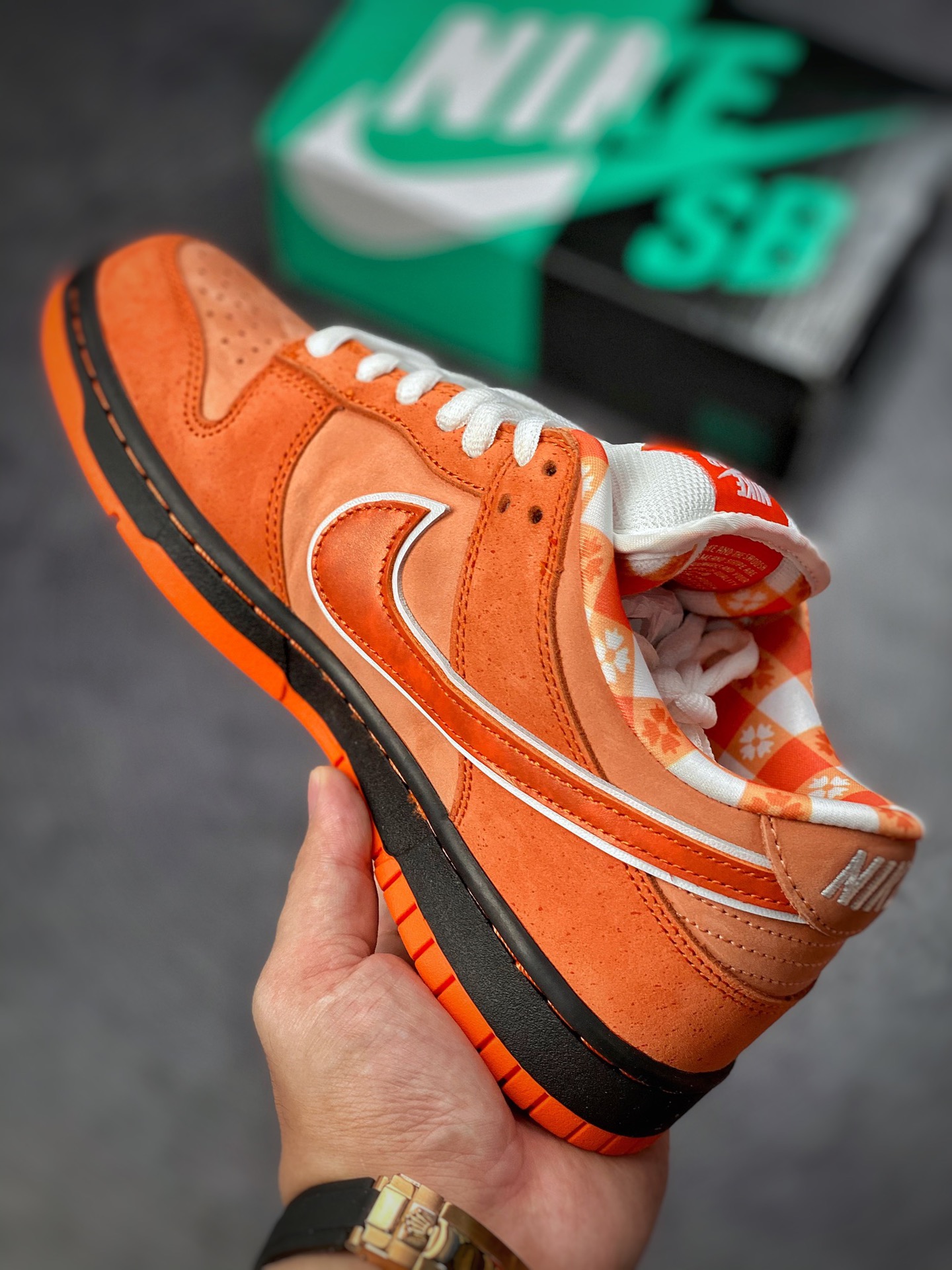 400 Concepts x Nike SB Dunk Low ”Orange Lobster” 橙龙虾 SB低帮运动休闲板鞋FD8776-800