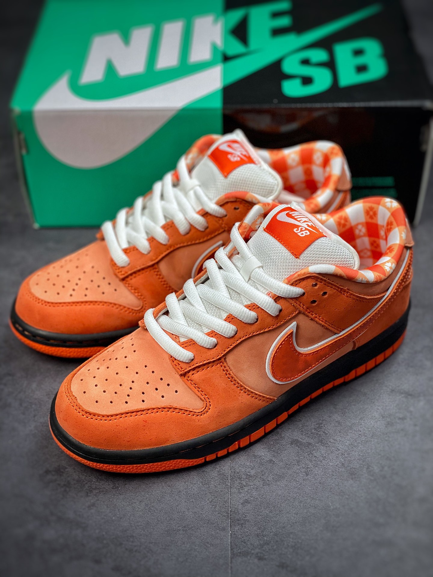 400 Concepts x Nike SB Dunk Low ”Orange Lobster” 橙龙虾 SB低帮运动休闲板鞋FD8776-800