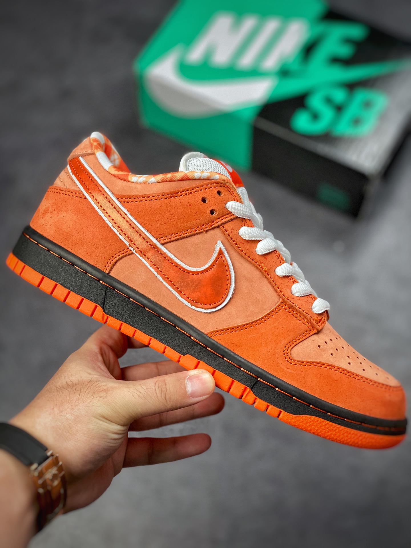 400 Concepts x Nike SB Dunk Low ”Orange Lobster” 橙龙虾 SB低帮运动休闲板鞋FD8776-800