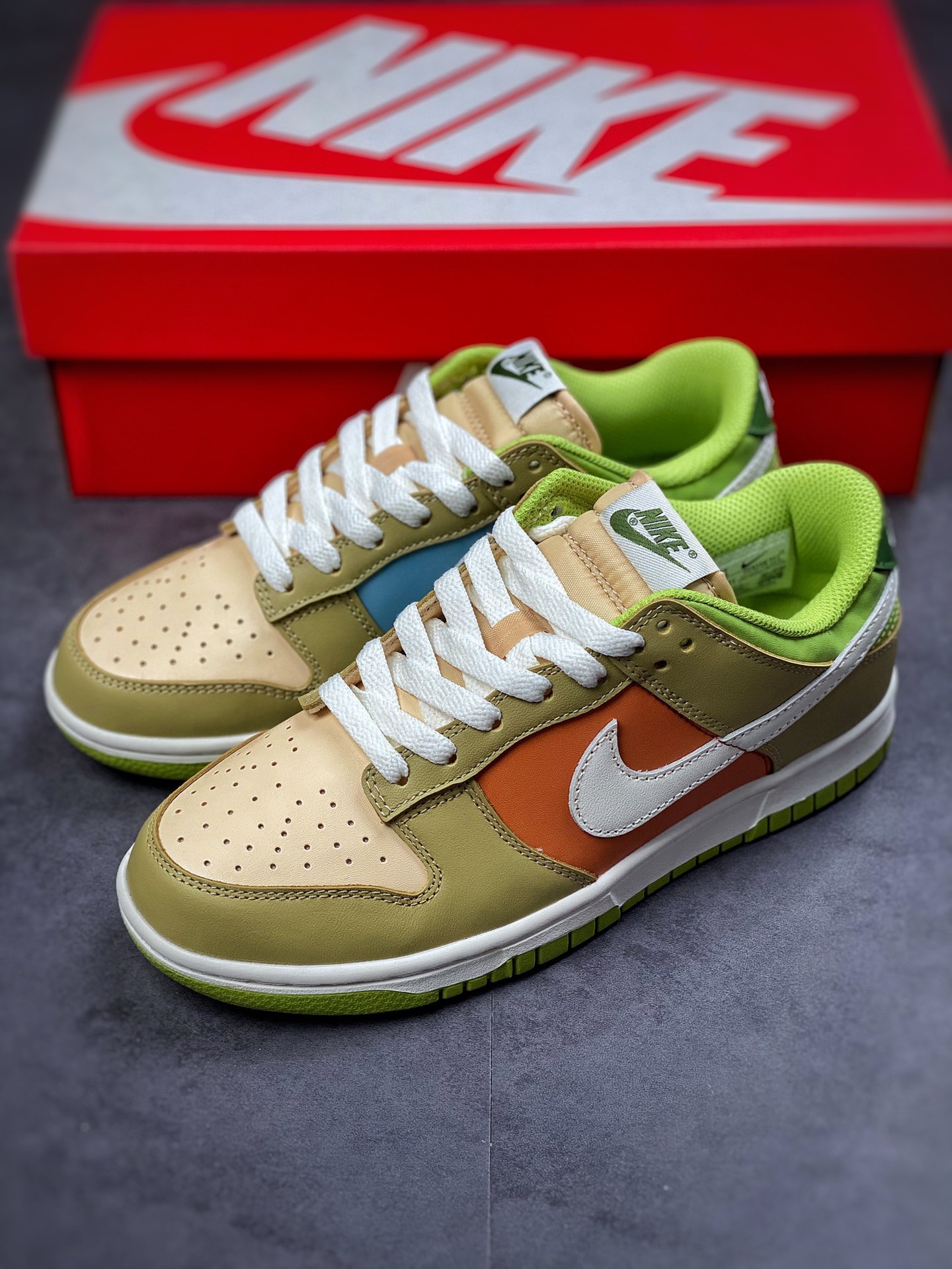 300 Nike Dunk SB Low 大麦黄 彩色拼接 DV9108-711