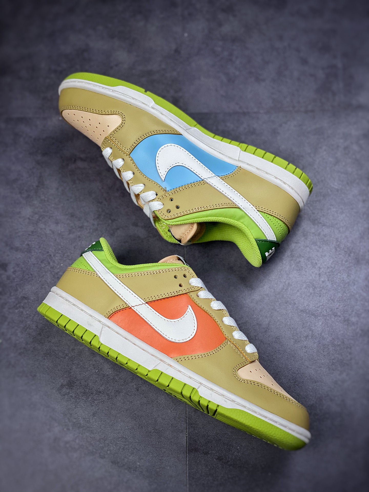 300 Nike Dunk SB Low 大麦黄 彩色拼接 DV9108-711