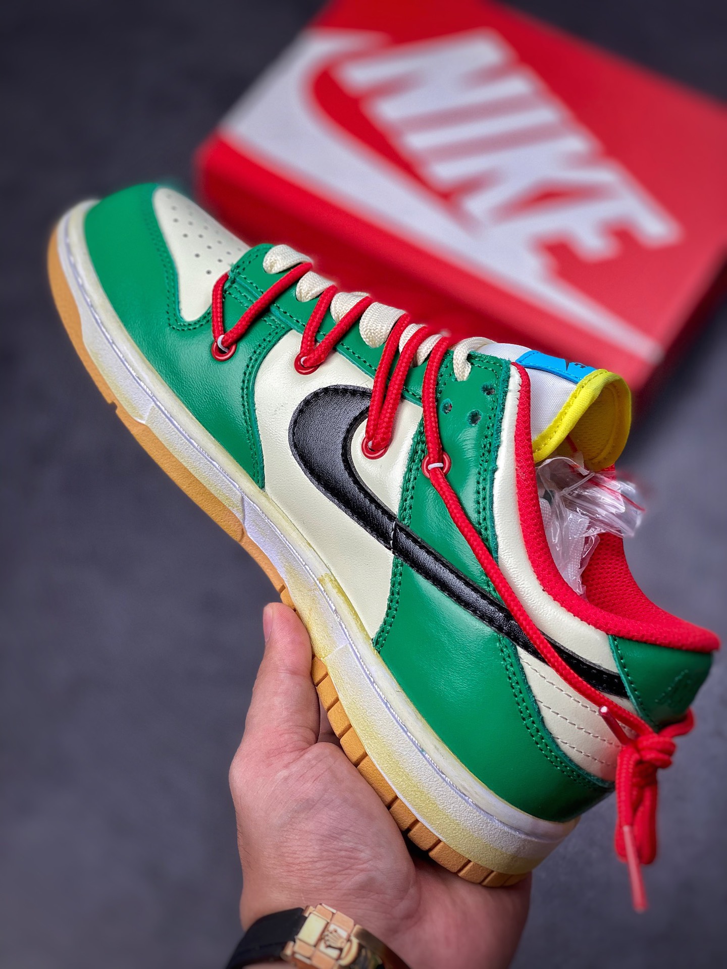 360 Nike Dunk Low 解构绑带主题定制 DH0952-100
