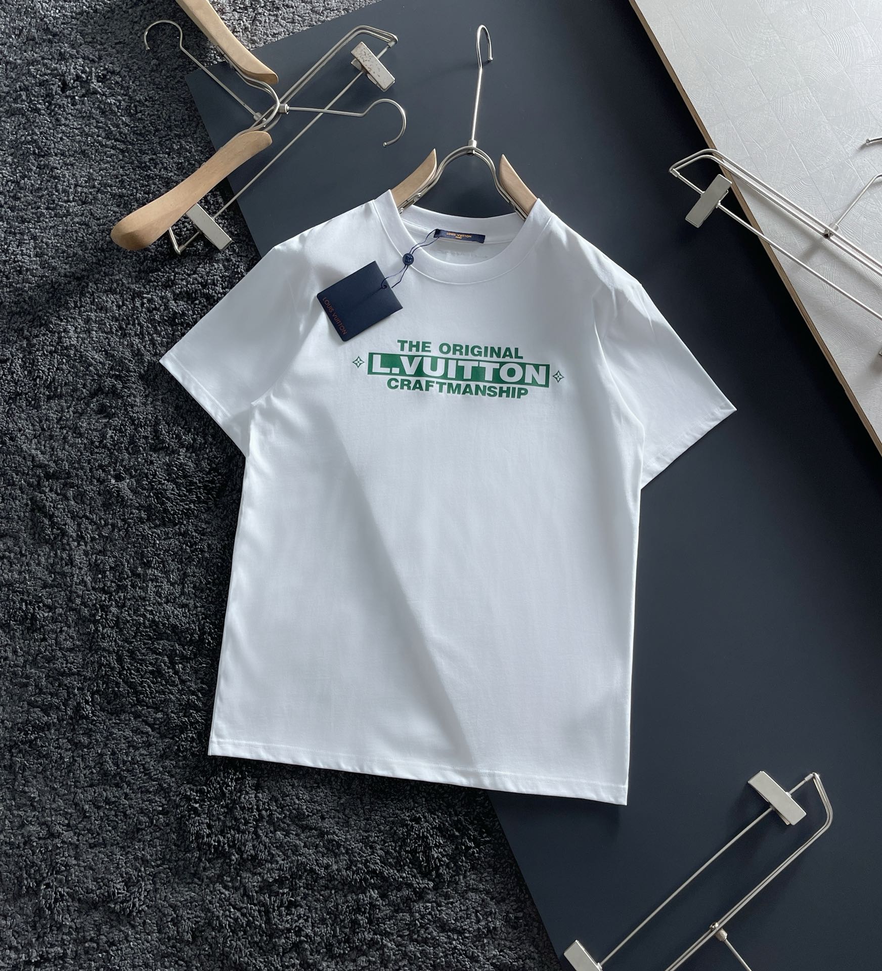 Gucci 2022 última camiseta de manga corta de cuello redondo y moda, sincronizada con la web oficial, tela de tienda exc…