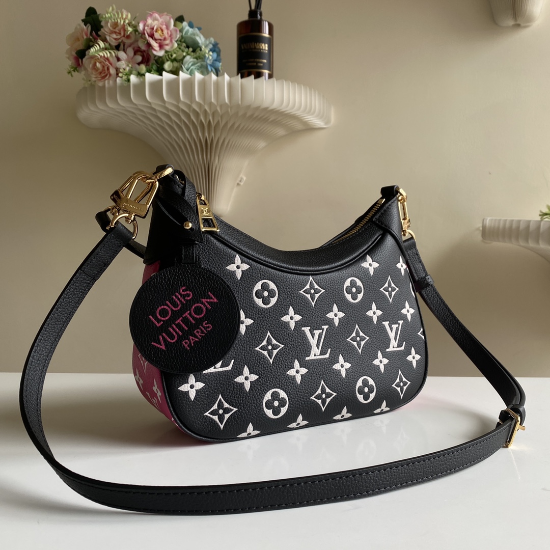 Louis Vuitton Bags Handbags Black White Printing Empreinte​ Baguette M46091