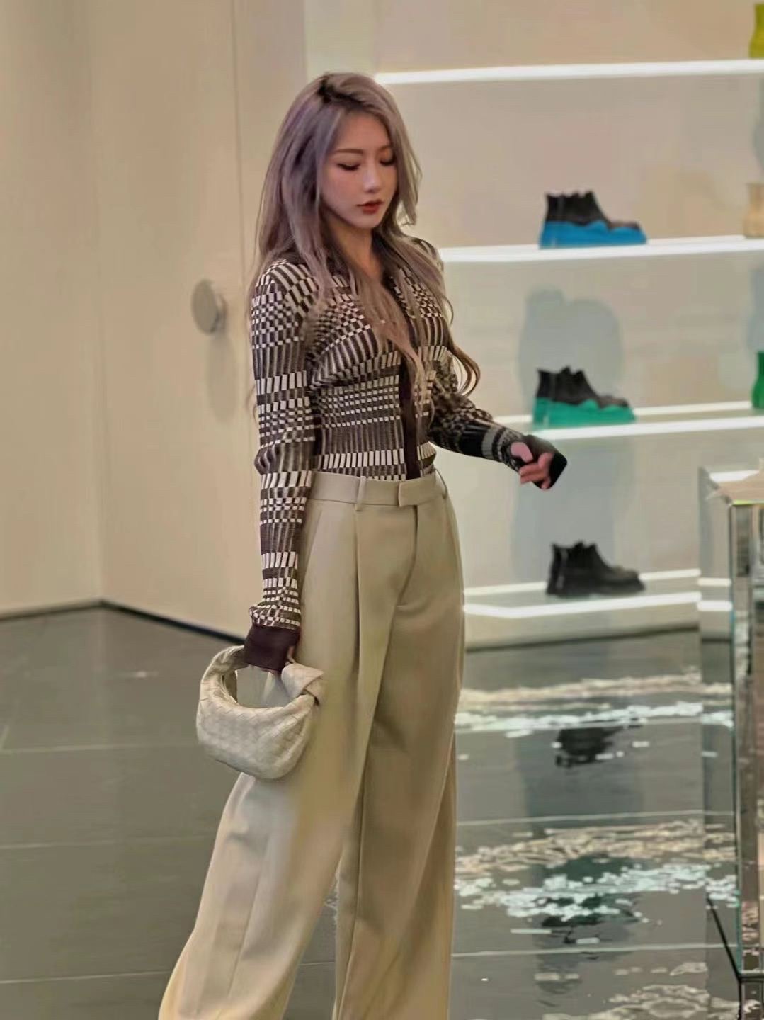 Bottega Veneta Mini Jodie Bag 651876洞石绿