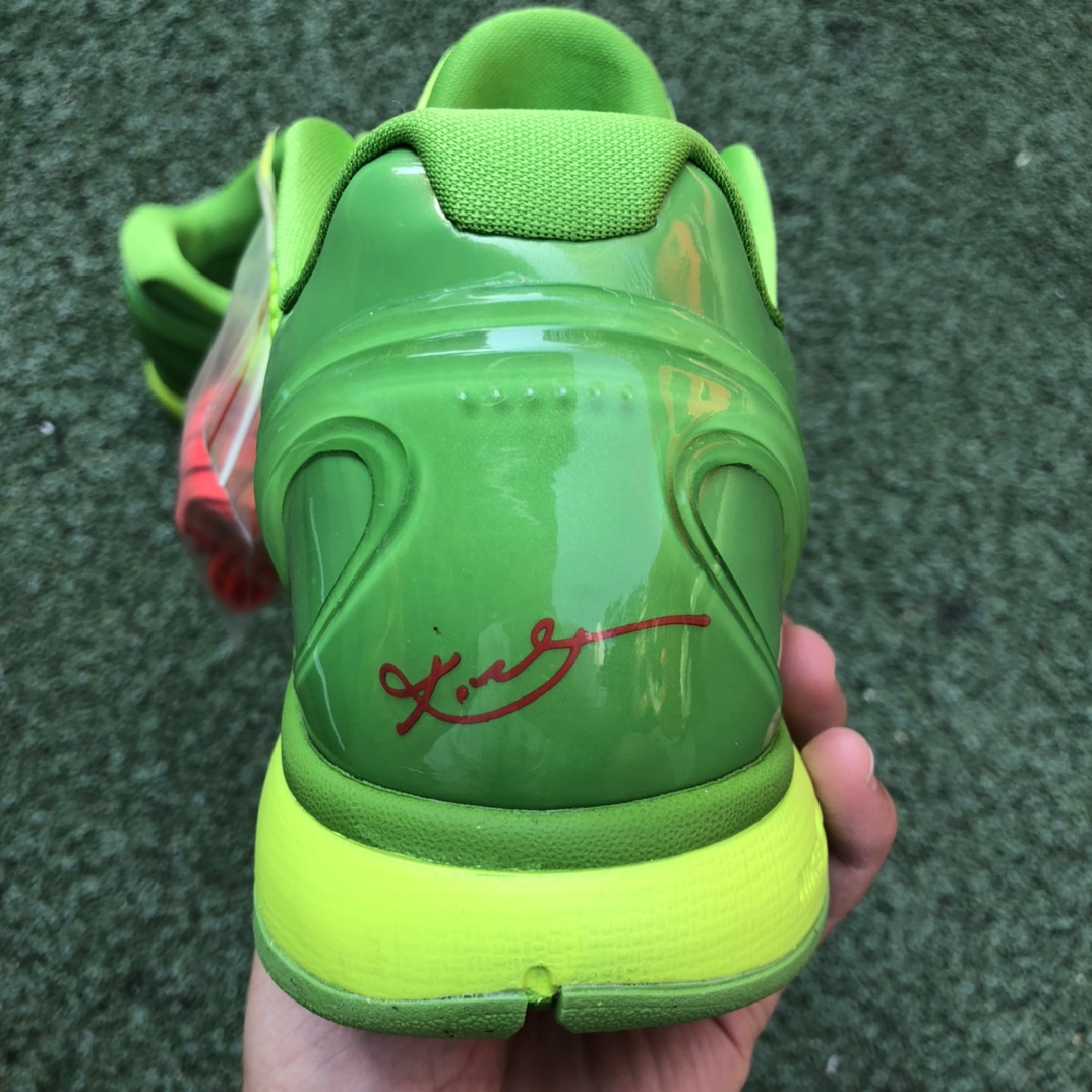 480  s2纯原版Nike Zoom Kobe 6 ZK6 科比6青蜂侠绿蛇圣诞 CW2190-300