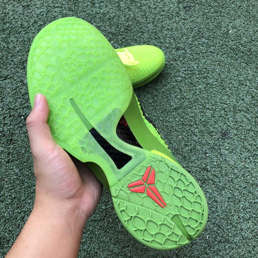 480  s2纯原版Nike Zoom Kobe 6 ZK6 科比6青蜂侠绿蛇圣诞 CW2190-300