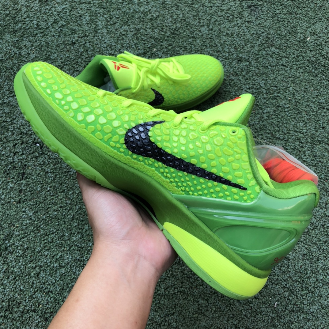 480  s2纯原版Nike Zoom Kobe 6 ZK6 科比6青蜂侠绿蛇圣诞 CW2190-300