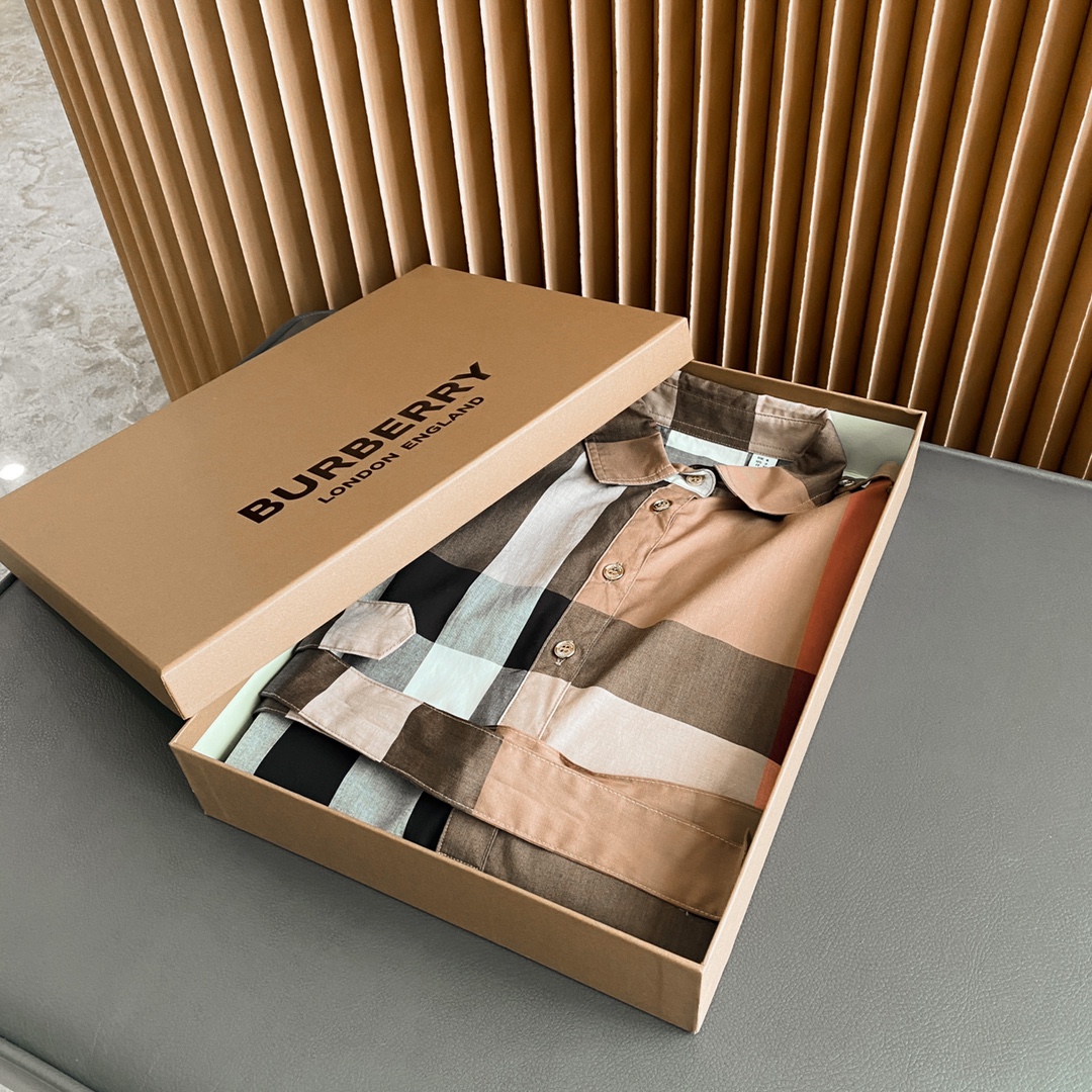 Burberry Vintage Plaid Belt Shirt Dress Classic Fit,Casual Style 1 i1660314999 8807 0