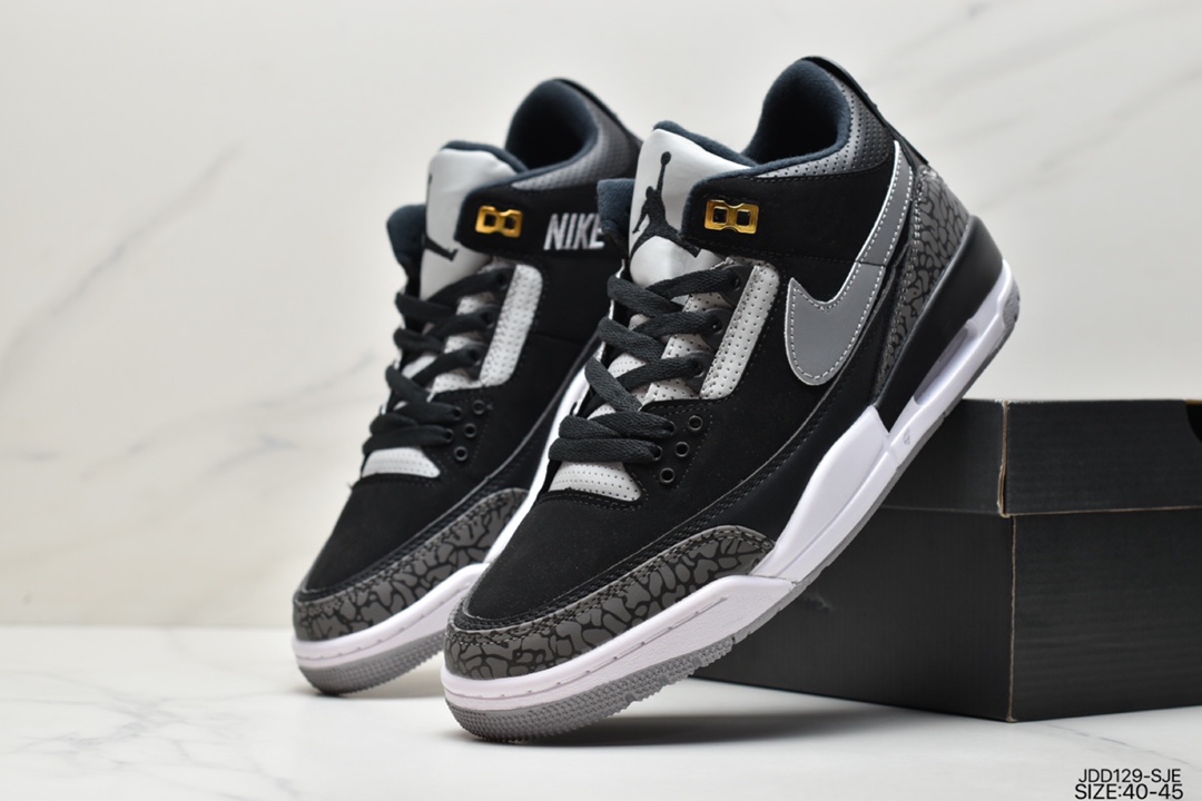 潮流教父藤原浩主理品牌Fragment Design x Air Jordan 3 SP”Fragment”迈克尔·乔丹AJ3 DA3595-100