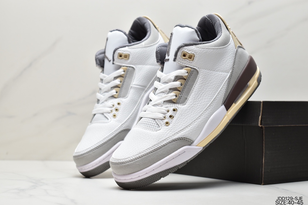 潮流教父藤原浩主理品牌Fragment Design x Air Jordan 3 SP”Fragment”迈克尔·乔丹AJ3 DA3595-100