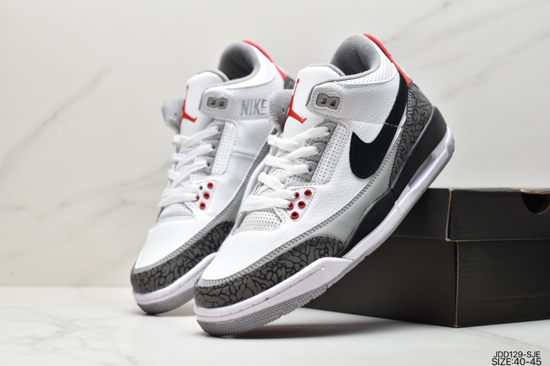 潮流教父藤原浩主理品牌Fragment Design x Air Jordan 3 SP”Fragment”迈克尔·乔丹AJ3 DA3595-100
