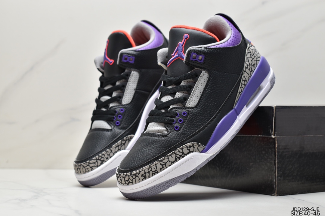 潮流教父藤原浩主理品牌Fragment Design x Air Jordan 3 SP”Fragment”迈克尔·乔丹AJ3 DA3595-100