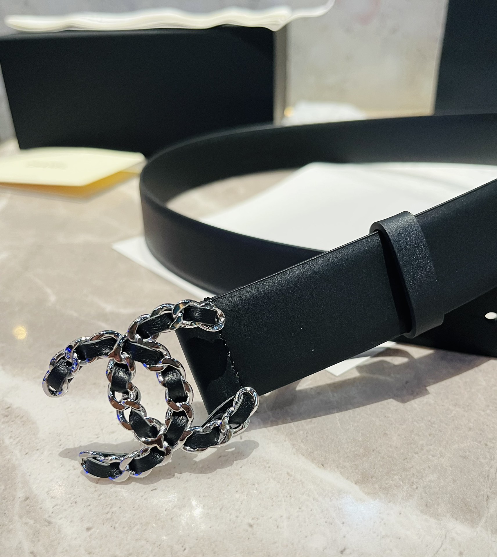 配全套包装礼盒CELINE3.0cm